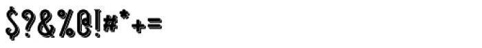 Outer Space Shadow Font OTHER CHARS