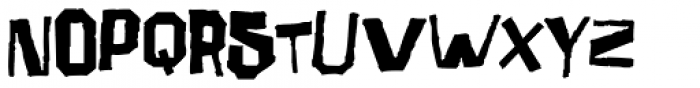 Outgribe NF Font LOWERCASE