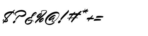 Outhlyn Funtica Italic Font OTHER CHARS