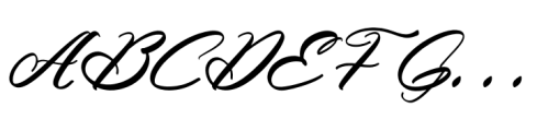 Outhlyn Funtica Italic Font UPPERCASE