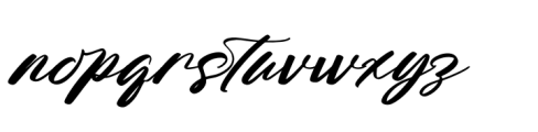 Outhlyn Funtica Italic Font LOWERCASE