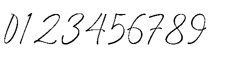 Outlined Font OTHER CHARS