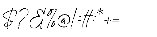 Outlined Font OTHER CHARS