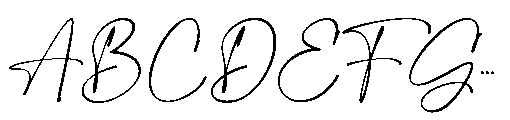 Outlined Font UPPERCASE