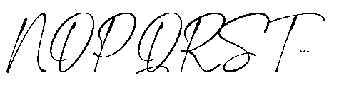 Outlined Font UPPERCASE