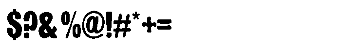 Outquest Font OTHER CHARS