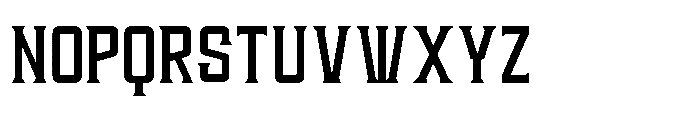 Outrider Regular Font LOWERCASE