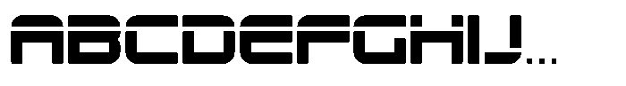 Outrun Font UPPERCASE