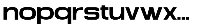 Outspread Regular Font LOWERCASE
