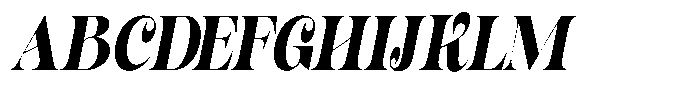 Outta Sight V2 Condensed Italic Font UPPERCASE