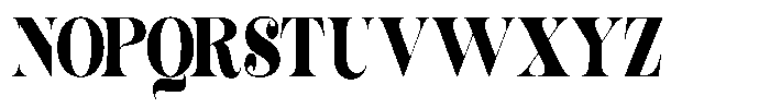Outta Sight V2 Condensed Font UPPERCASE