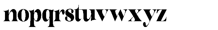Outta Sight V2 Condensed Font LOWERCASE