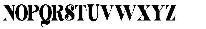Outta Sight V2 Contrast Cond Font UPPERCASE