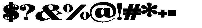 Outta Sight V2 Contrast Expanded Font OTHER CHARS