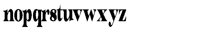 Outta Sight V2 Contrast Extra Cond2 Font LOWERCASE