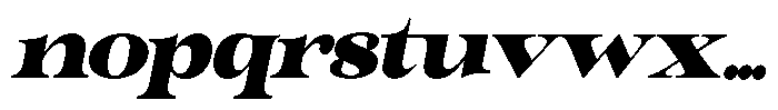 Outta Sight V2 Contrast Italic Font LOWERCASE