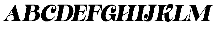 Outta Sight V2 Contrast Sm Condensed Italic Font UPPERCASE