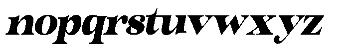 Outta Sight V2 Contrast Sm Condensed Italic Font LOWERCASE
