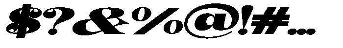 Outta Sight V2 Contrast XEx Italic Font OTHER CHARS
