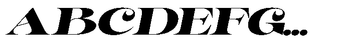 Outta Sight V2 Expanded Italic Font UPPERCASE