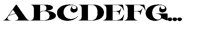 Outta Sight V2 Expanded Font UPPERCASE