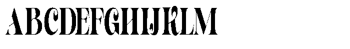 Outta Sight V2 Extra Condensed Font UPPERCASE