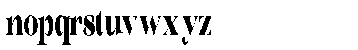 Outta Sight V2 Extra Condensed Font LOWERCASE