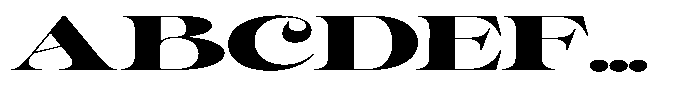 Outta Sight V2 Extra Expanded Font UPPERCASE