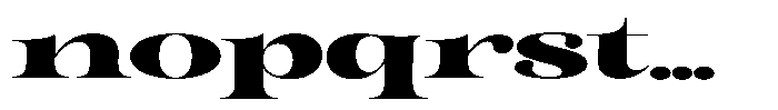 Outta Sight V2 Extra Expanded Font LOWERCASE
