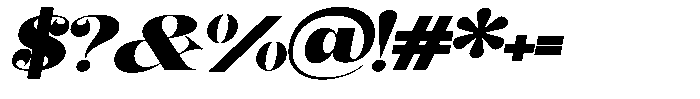 Outta Sight V2 Sem Exp Italic Font OTHER CHARS