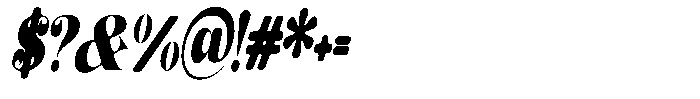 Outta Sight V2 Soft Condensed Italic Font OTHER CHARS
