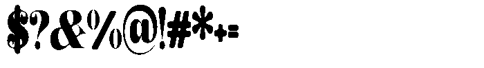 Outta Sight V2 Soft Condensed Font OTHER CHARS