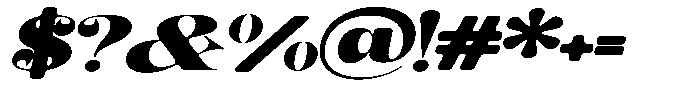 Outta Sight V2 Soft Exp Italic Font OTHER CHARS