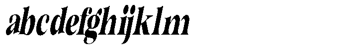 Outta Sight V2 Soft Extra Condensed Italic FONT