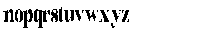 Outta Sight V2 Soft Extra Condensed Font LOWERCASE