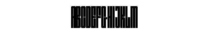 Outward Block Webfont Font UPPERCASE