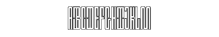 Outward Borders Webfont Font UPPERCASE