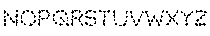 Ouvrieres Rassasiees Font UPPERCASE