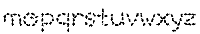 Ouvrieres Rassasiees Font LOWERCASE
