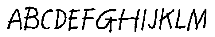 Outside In Font UPPERCASE