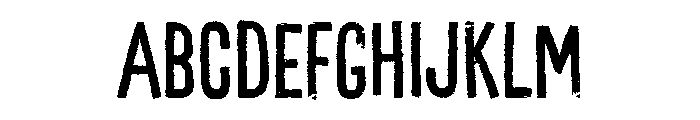 Outside Regular Font UPPERCASE