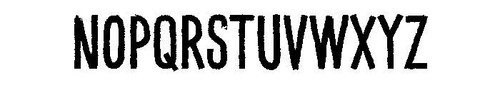Outside Regular Font LOWERCASE
