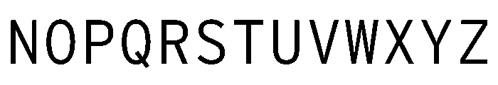 Overpass Mono Variable Light Font UPPERCASE