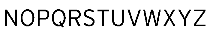 Overpass Mono Variable Regular Font UPPERCASE