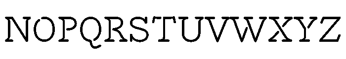 Overtime Lcd Medium Font UPPERCASE