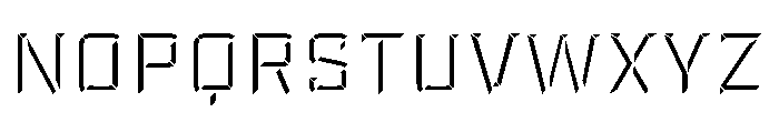 Overtime Lcd Regular Font LOWERCASE