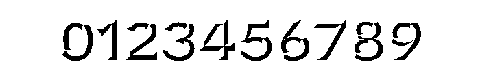Overtime Lcd Semibold Font OTHER CHARS