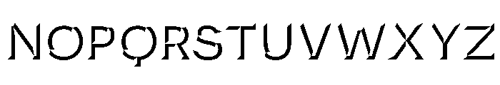 Overtime Lcd Semibold Font UPPERCASE