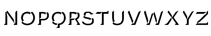 Overtime Lcd Semibold Font LOWERCASE