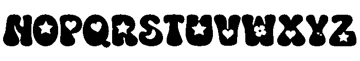 Ovaluna Bold Decorative Font UPPERCASE